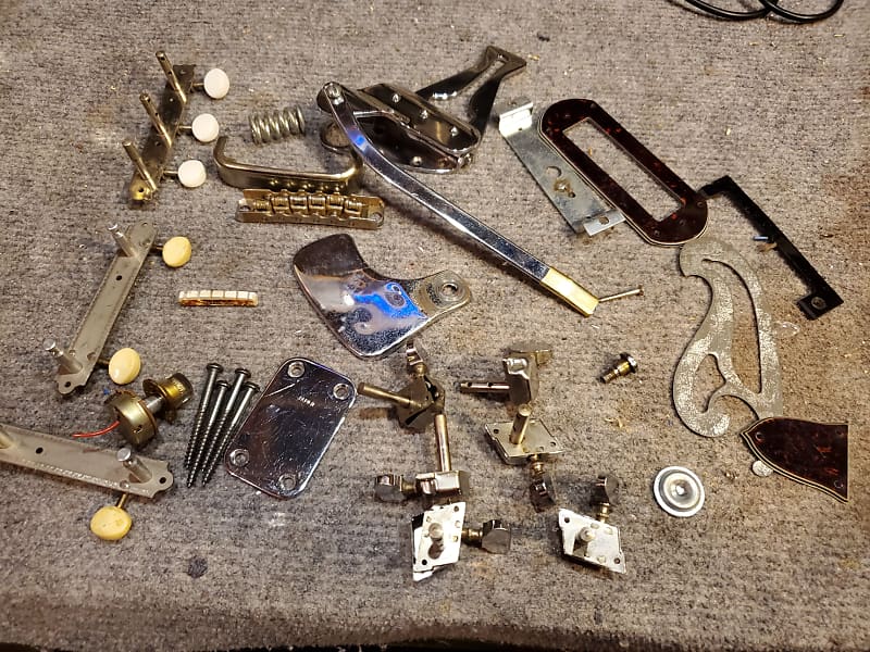 Vintage Japan Guitar Parts 1960s Tuning Pegs Vibrato Reverb