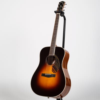 Fender PD-220E Dreadnought Acoustic-Electric Guitar - Ovangkol 3-Tone Vintage Sunburst image 5