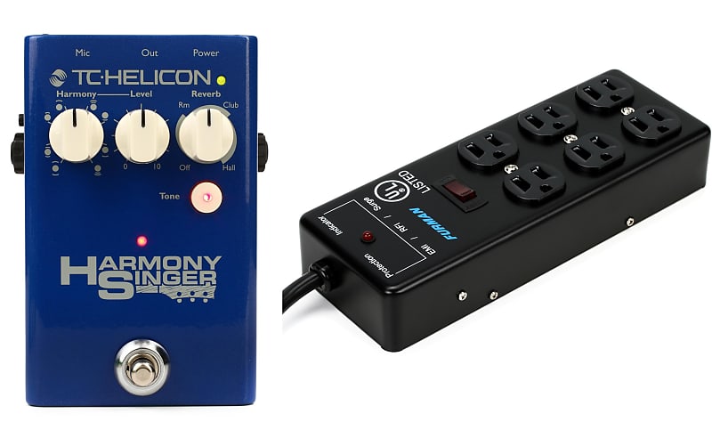 TC-Helicon Harmony Singer 2 Vocal Harmony and Reverb Pedal Bundle