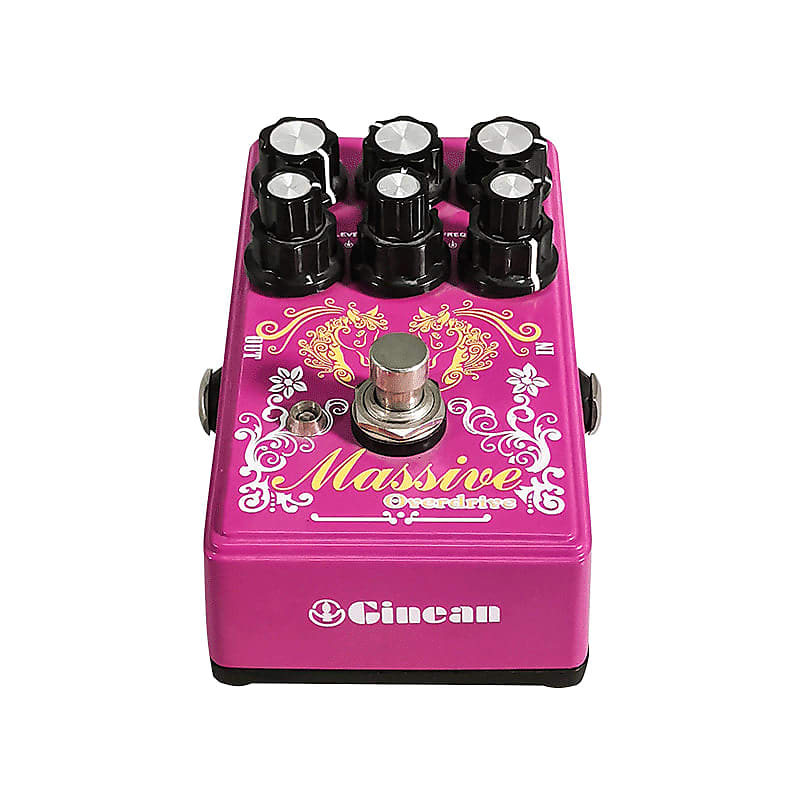 Super Overdrive effect pedal with Distortion, Depth ,Level,3