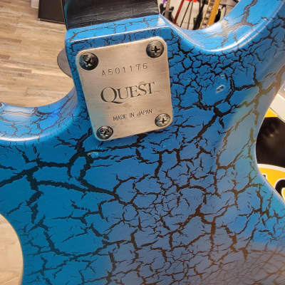 Quest Atak 2B 80s - Blue crackle made in Japan super rare image 6