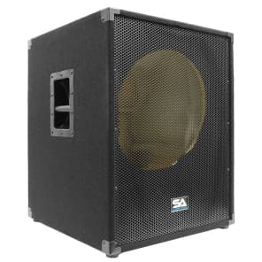 Seismic Audio SAP-18SFFEmpty 1x18" Front-Firing Subwoofer Empty Speaker Cab