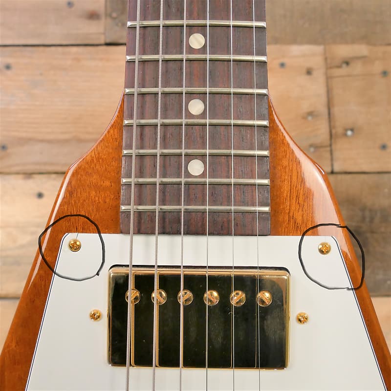 希少美品]Gibson Flying V 2016 ナチュラル ゴールドパーツ 希少美品