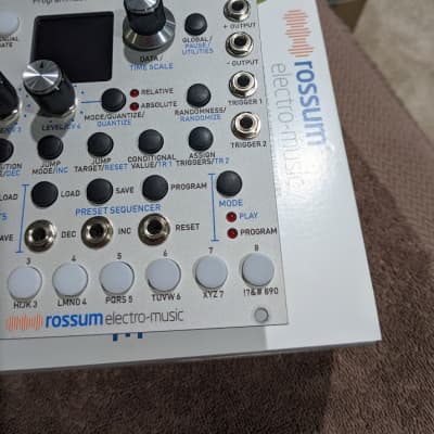 Rossum Electro-Music Control Forge Programmable CV Generator Eurorack Module 2016 - 2021 - Silver image 3