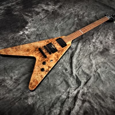 🔥ON-SALE! Black Diamond Colossus  Flying V (offset points) Custom Guitar Hand Crafted image 3