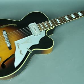 Kay  Barney Kessel "Artist" Model K6701 Sunburst Hollowbody Electric Guitar 1957 Sunburst image 3