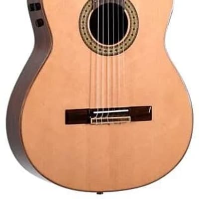 Teton STC180CENT Solid Sitka Spruce Top Mahogany Neck 6-String  Classical Acoustic-Electric Guitar image 3