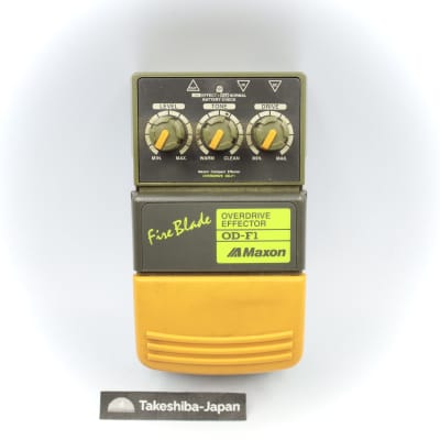 Maxon OD-F1 オーバードライブエフェクター MAXON Fire Blade OD-F1 Over Drive - A Different kind of truth