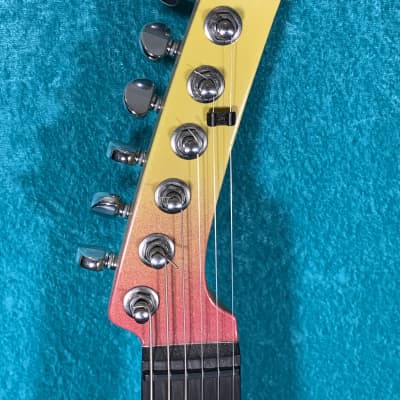 Pretty Fly custom hand painted Parker P-44 w Seymour Duncan P Rail pickups image 5