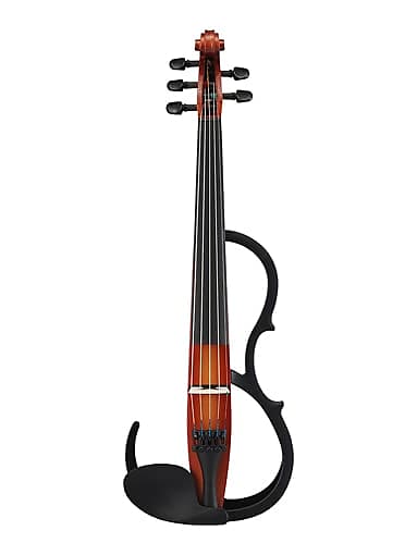 Yamaha SV-255 five-string electric Silent Violin Pro with control box image 1