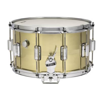 Rogers #38 Dyna-Sonic 8x14" Brass Snare Drum with Beavertail Lugs Reissue