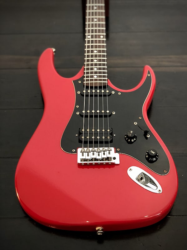 Greco Destination of a Rock Addict 1993 Red / Black (Japan Super  Stratocaster)