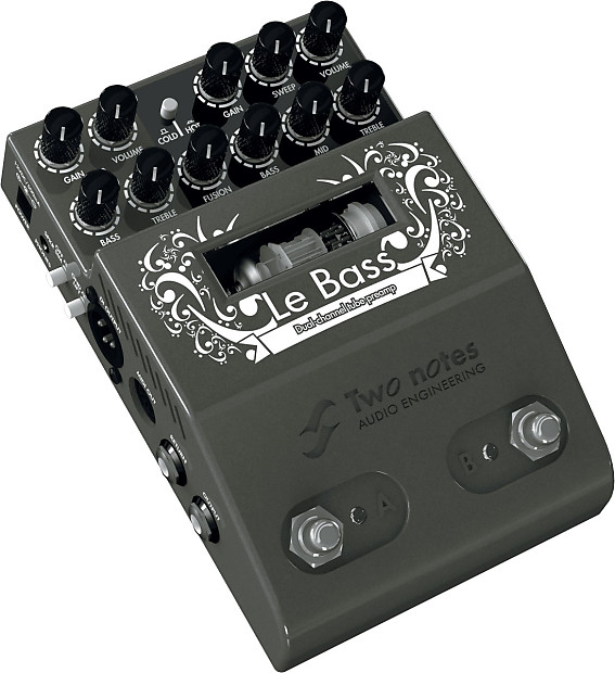 Two Notes Le Bass 2-Channel Tube Bass Preamp | Reverb