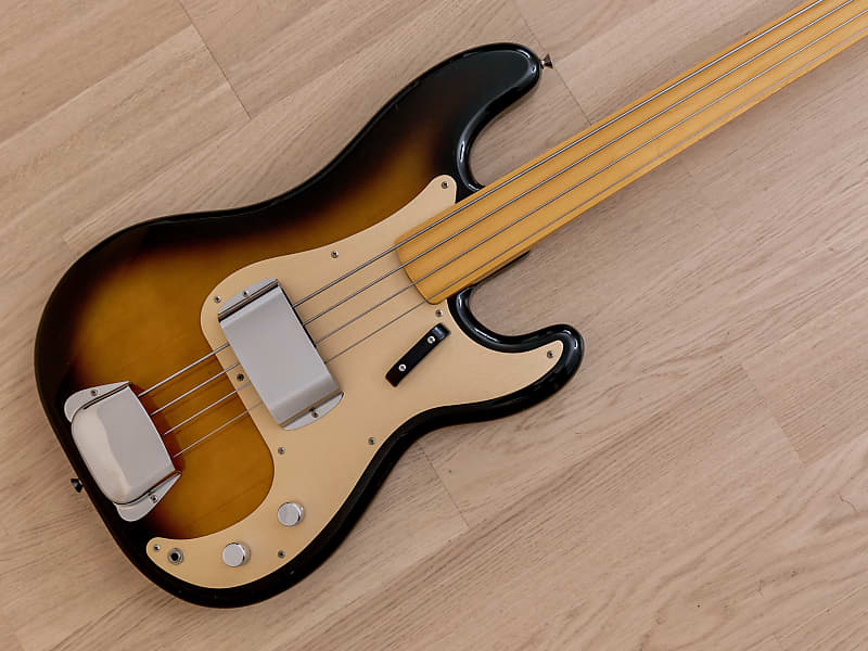 1991 Fender Precision Bass Fretless '57 Vintage Reissue Order Made PB57,  Japan MIJ Fujigen