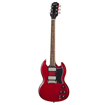 Epiphone Tony Iommi "Monkey" SG Special Guitar w/ Hardshell Case - Vintage Cherry image 2