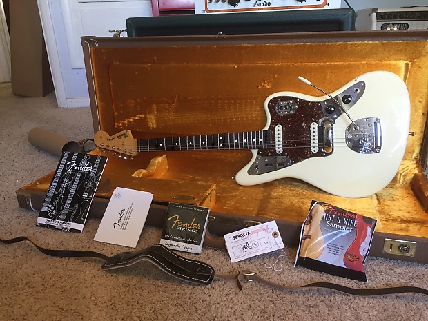 Fender American Vintage 62 Jaguar Olympic White | Reverb