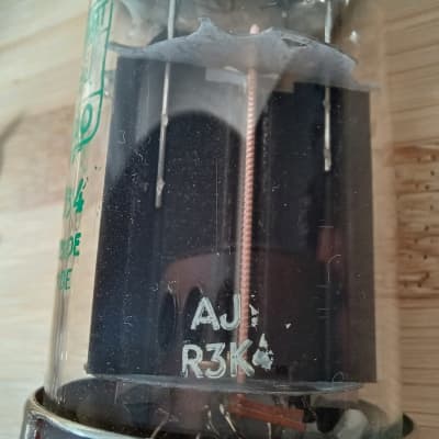Super rare 1963  NOS MULLARD 6080 BLACK PLATE  triple mica Mitcham  PERFECT  balance super strong  Miniwatt label AJ1 model CV2984 6AS7 5998 image 9