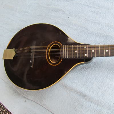 1919 Gibson A Model Mandolin With Original Hardshell Case Player Condition Gibson A Model Mandolin Original Finish image 4