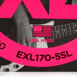 D'Addario EXL170-5SL Nickel Wound Bass Guitar Strings - .045-.130 Regular Light Super Long Scale 5-string image 3
