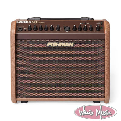 Fishman Loudbox Mini Charge 60-Watt 1x6.5" Battery Powered Acoustic Guitar Combo - Brown for sale