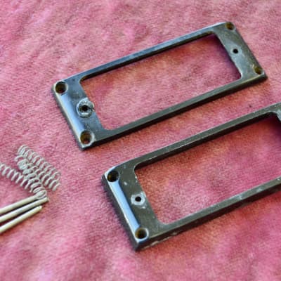 Vintage 1960's Epiphone Mini PAF pickup ring set - Sheraton, Coronet, Crestwood,Humbucker image 6