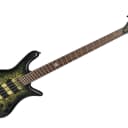 Spector NS Dimension 4-String Solid Body Bass Guitar - Wenge/Haunted Moss Matt Finish - NSDM4HAUNT - Gently Used