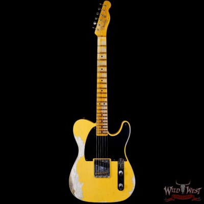Fender Custom Shop 1950 Ash Esquire Hand-Wound Pickup Heavy Relic Aged Nocaster Blonde 6.90 LBS image 3