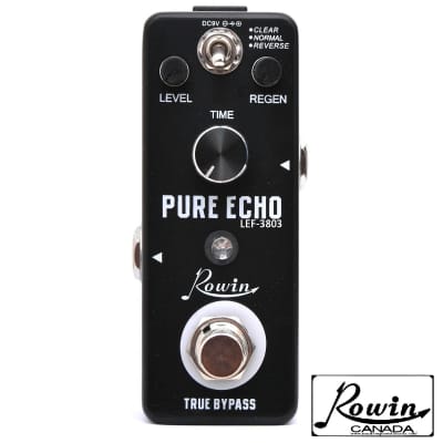 Rowin LEF-3803 Pure Echo Delay Guitar Effect Micro Pedal Free Shipping image 3