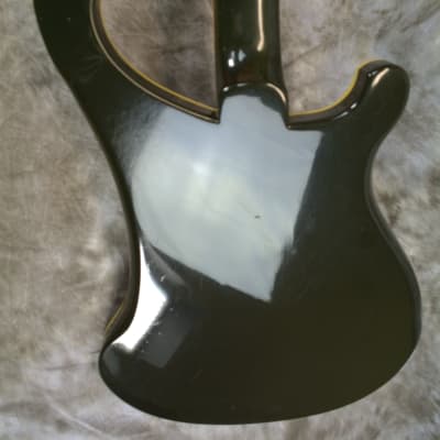 Rare Left Handed 1974 Rickenbacker 4001 Jetglo Bass in OHSC image 18