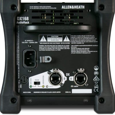 Allen & Heath AH-DX168 16 x 8 audio expander with dLive 96kHz mic preamps (96kHz/48kHz) image 3