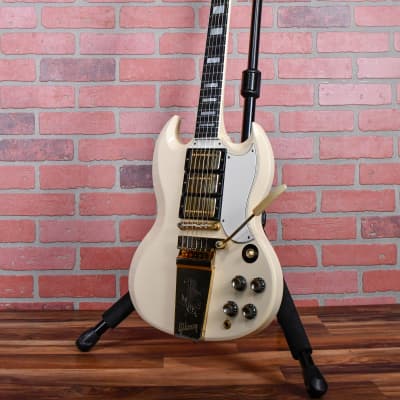 Gibson SG Custom 3-Pickup With Maestro Vibrola Tailpiece  Alpine White 1964 w/OHSC image 3