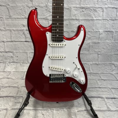 Gatto Strat Style Electric Red Electric Guitar image 1