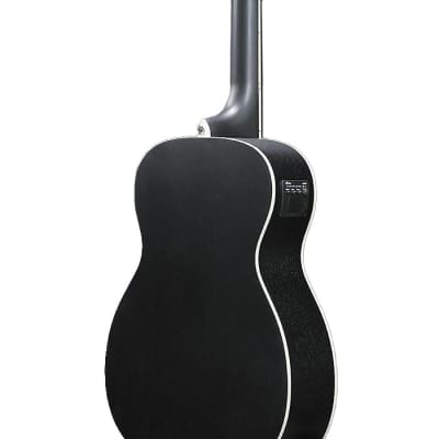 Ibanez PCBE14MH Acoustic/Electric Bass Guitar - Weathered Black Open Pore image 2