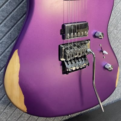SBS Steve Brown Sound Guitars VS200 Includes Our FretWerx In USA Fret Dress and Setup! Purple Metallic image 4