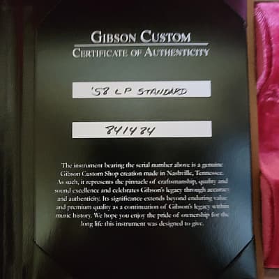 Gibson USA Custom 1958 Les Paul Standard R8 - Washed Cherry w/ Hard Case image 18