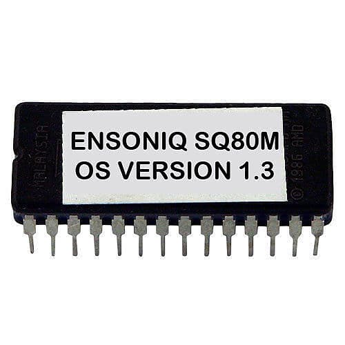 Ensoniq SQ-80M Eprom Upgrade Latest OS Version 1.3 Update SQ80M image 1