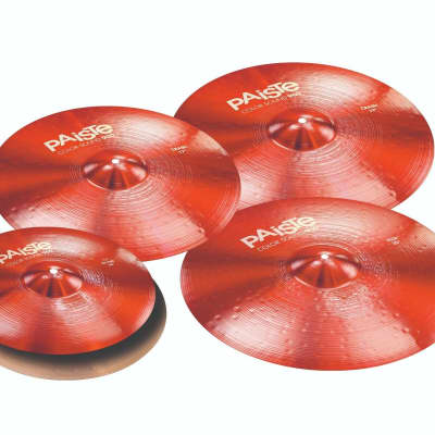Paiste Color Sound 900 Red 5 Pc Universal Cymbal Set/Model # 192MXTO/New image 1