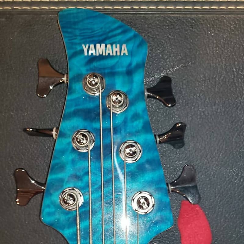 Yamaha TRB1006 6-String Natural Quilt In Blue | Reverb
