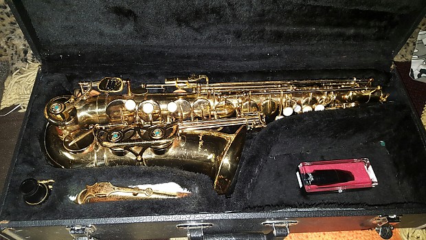 Antigua Winds WWX 510 Alto Saxophone w/Hite & 4C Mouthpieces/Lig/Cap &  Case! Decent Playing Shape!