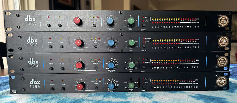 DBX 160A Compressor/Limiter (2 Units) Revive Upgrades-Jensen