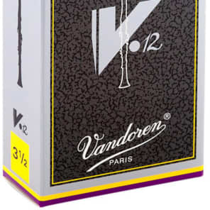 Vandoren CR6135 V12 Series Eb Clarinet Reeds - Strength 3.5 (Box of 10)