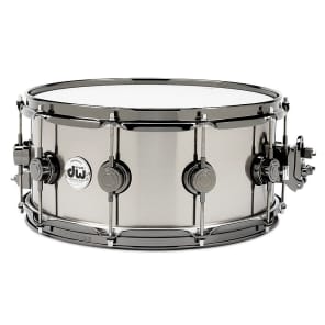 DW Collector's Series Black Ti Titanium 6.5x14" Snare Drum