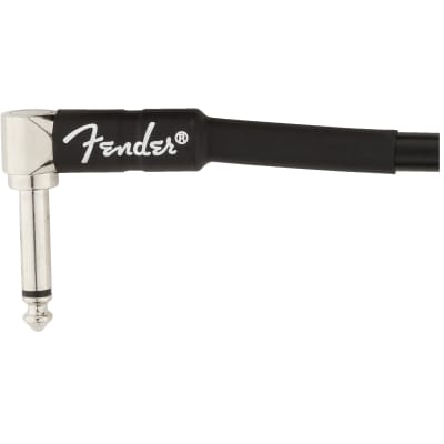 Fender 15' Professional Series Instrument Cable 15ft Straight Angled image 3