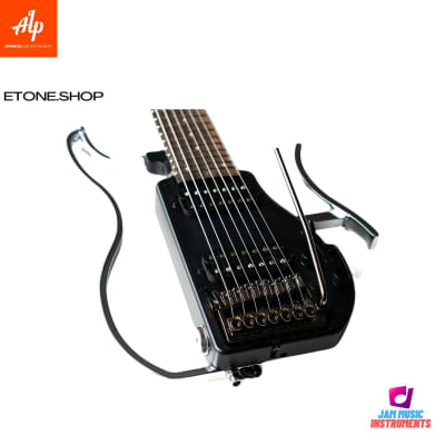 ALP  AD7-201 7-String Electric Guitar Headless Folding Body Travel Guitar image 5