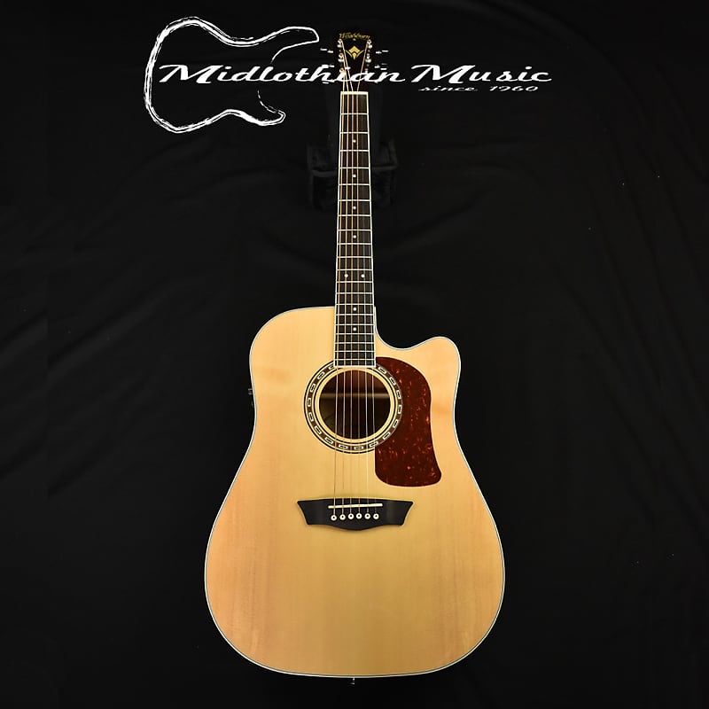 Washburn HD10SCE0 Heritage Series Dreadnought 6String Reverb