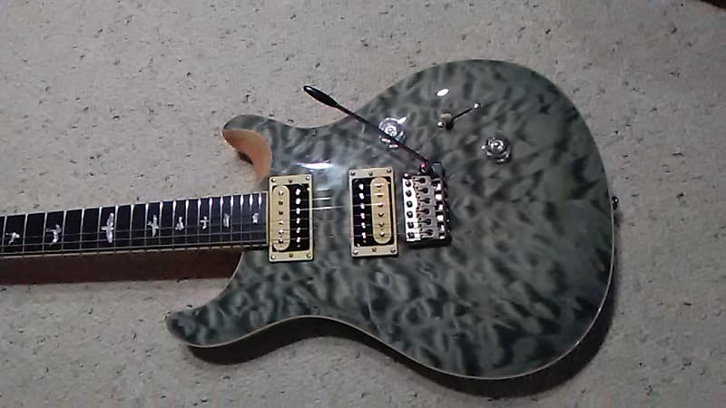 PRS SE Custom 24 3D Quilt Top Trampas Green-Brand New-Video PRS SE Custom 24 3D Quilt Top Trampas Green-Brand New-Video