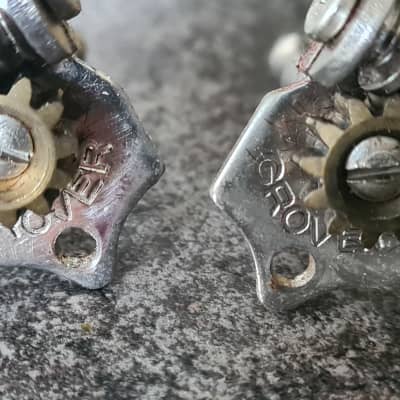 Grover Sta-Tite Open back tuners 1960s - Nickel No. 98 Original box.. PLEASE READ. image 7