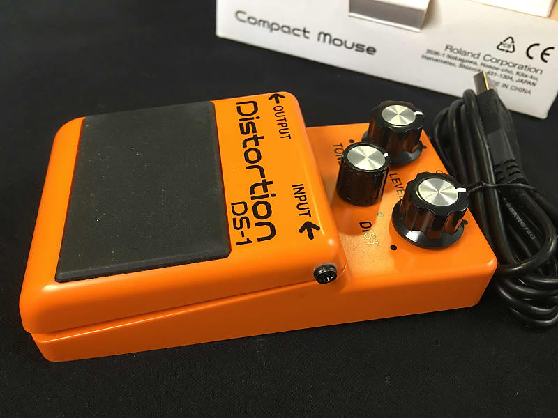 BOSS Compact Effect Pedal PC USB Mouse DS-1 Distortion Model