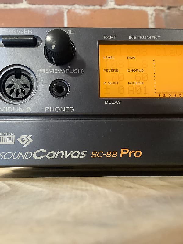 Roland Sound Canvas SC-88 1990 - Grey | Reverb