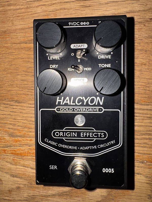 Origin Effects Halcyon Gold Overdrive 2023 - Present - Black